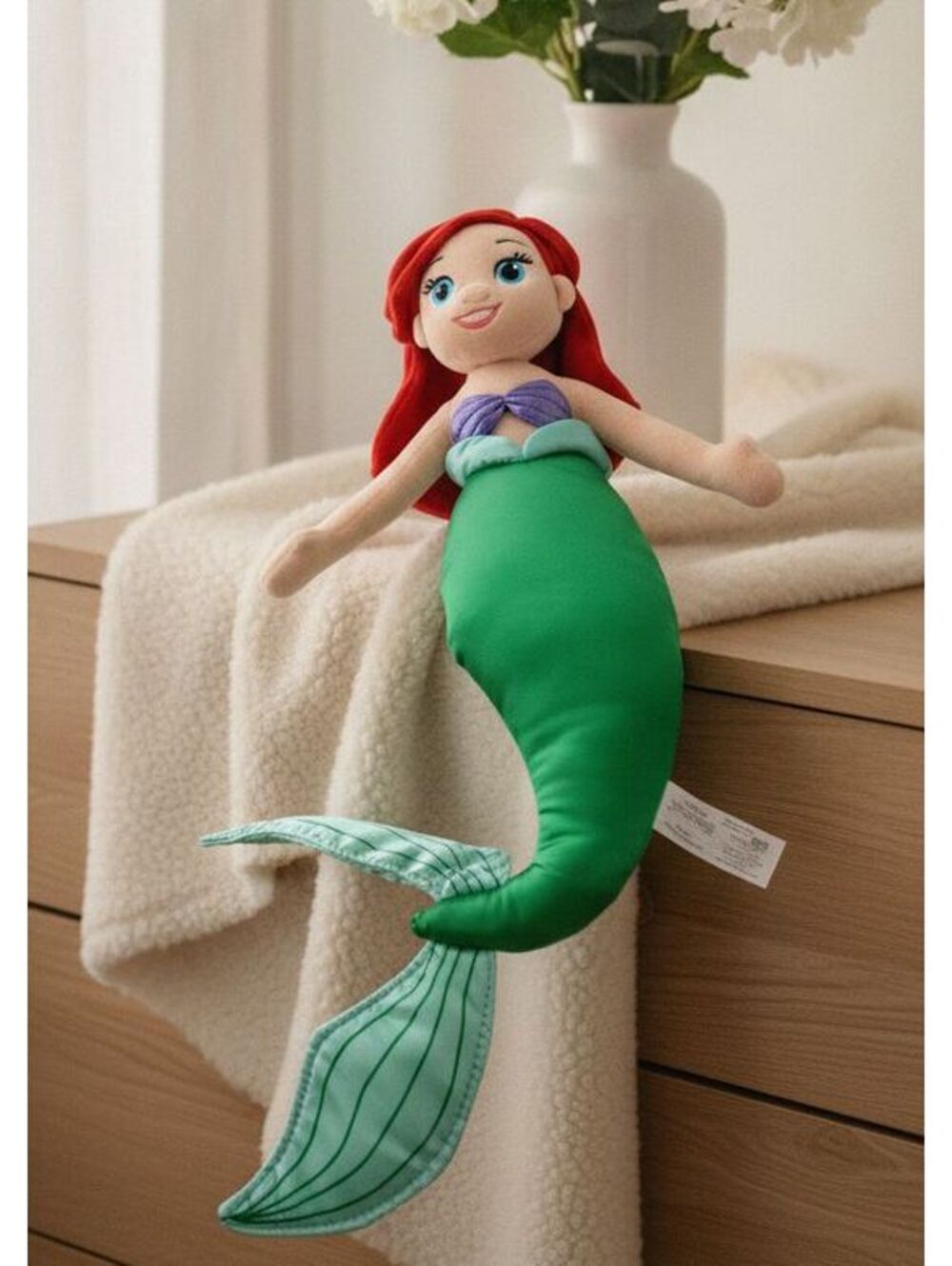 Disney The Little Mermaid Ariel Plush Doll Soft Toy 18 Inch GUC